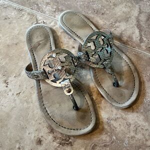 Tory Burch Silver Miller Sandal